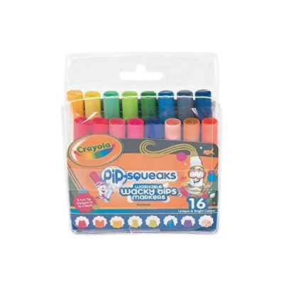 Image de Crayola 16 mini feutres pointe fantaisie boîte Loisir créatif coloriage papeterie dessin à partir de 3 ans Jeu et