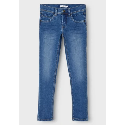 Image de Name It NKMSILAS DNMTAX 2467 Pant Noos Jeans, Medium Blue Denim, 128 Garçon