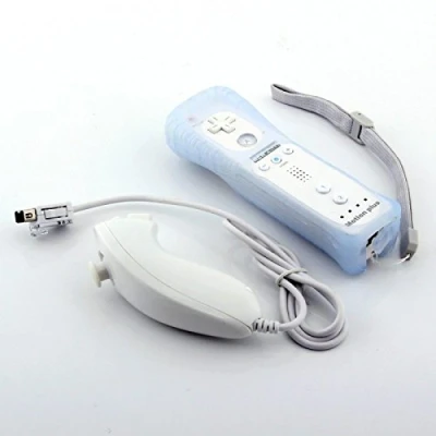 Image de Manette wii Remote + Nunchuck dragon étui