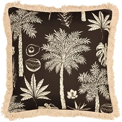 Image de Paoletti Housse de Coussin Motif Palmier Colonial, 45 x cm
