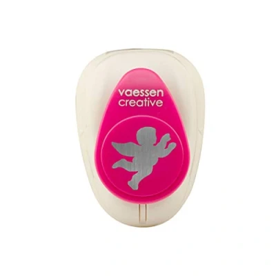 Image de Vaessen Creative Perforatrice de Papier, Taille M, Ange, Pour Projets DIY, Scrapbooking, Création Cartes et Plus