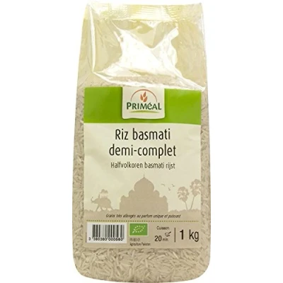 Image de PRIMEAL Riz basmati 1/2 complet 1 kg