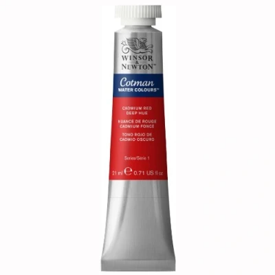 Image de Winsor &amp; Newton Cotman Aquarelle Tube 21ml Rouge De Cadmium Foncé Imitation