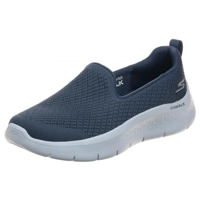 Image de Skechers Femme GO Walk Flex Ocean Sunset Baskets, Navy Textile/Trim, 38 EU