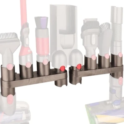 Image de Station Support mural d&#039;accessoires pour aspirateur Dyson V15 V12 V11 V10 V8 V7 (10 emplacements de rangement, lot 2)