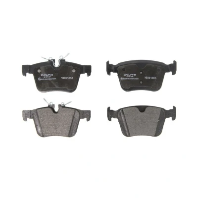Image de DELPHI LP3167 Jeu de plaquettes frein préparé pour indicateur d&#039;usure avec tôle anti bruit sans accessoires LAND ROVER: Range Rover Evoque
