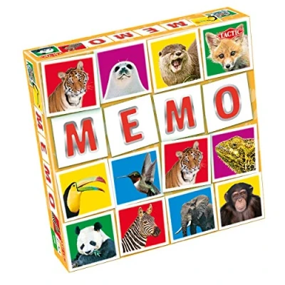 Image de Wildlife Memo Game 41441 Tactic Wildlife, Multicolor