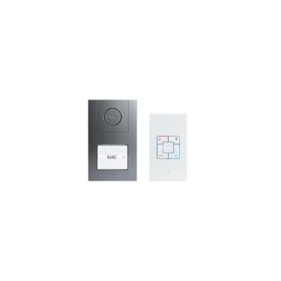 Image de M E AD ALU 4010 A Audio Türsprechanlage 1 Familienhaus Set Aufputz, Anthrazit (41185)