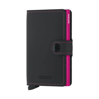 Image de Secrid Miniwallet Matte Black &amp; Fuchsia Gravure gratuite