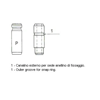 Image de Guide de soupape METELLI 01 2058