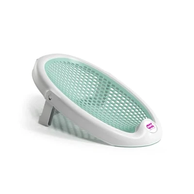 Image de OKBABY Jelly Transat de Bain Pliant, Doux et Confortable pour le des Nouveaux nés 0 8 Mois (8 kg) Bleu ciel