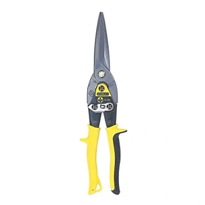 Image de Stanley FATMAX Cisaille Aviation Tête Droite Longue 300mm Acier Forgé Chromé Double Action de Pivot pour Plus Puissance Poignées Ergonomiques Gamme Robuste et Ergonomique 2 14 566