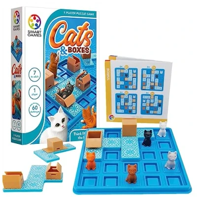 Image de Smart games jeu de puzzle cats and boxes