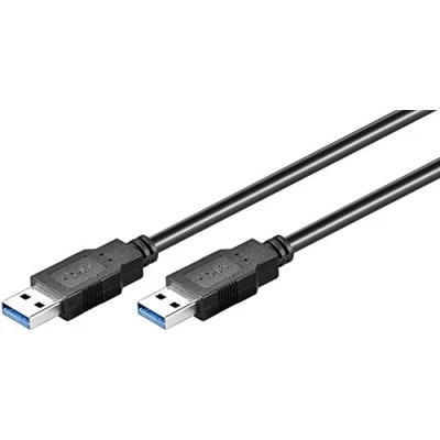 Image de Goobay 0.5m USB 3.0 A/A câble 3.2 Gen 1 (3.1 1) 0,5 m A Noir Neuf
