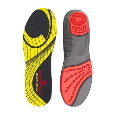 Image de Sorbothane Double Strike Semelles Pointure, Red/Grey, 44/45 EU