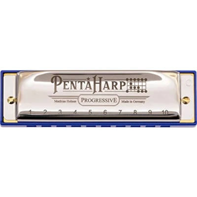 Image de Hohner Harmonica Pentaharp en Do mineur, acier inoxydable (M21BX CM)
