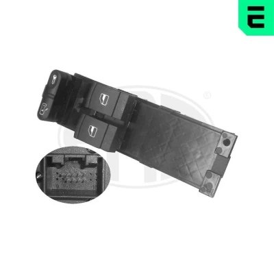 Image de ERA 662409 Interrupteur, lève vitre avant gauche VOLKSWAGEN: Golf 4, Passat B5 GP Berline, Bora SEAT: Leon I 3/5 portes, Toledo 2 Limousine