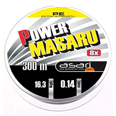 Image de Ligne Tressée Asari Masaru Power PE 0.16mm 8 Fibres Vert Foncé