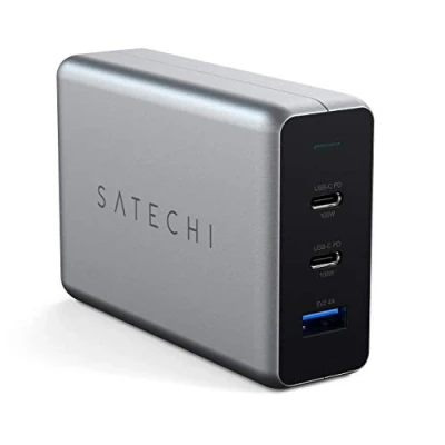 Image de Satechi Chargeur 100W USB C Gris Spacial ST TC100GM EU