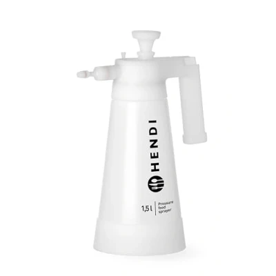 Image de HENDI Pulvérisateur alimentaire à pression, atomiseur, vaporisateur, spray, pour contact alimentaire, utiliser avec huiles, l&#039;eau, le blanc et jaune d&#039;œuf, embout réglable, 1,5L, HDPE
