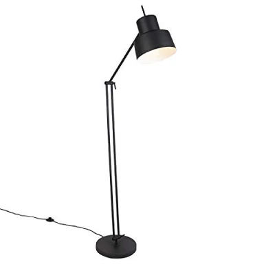 Image de QAZQA chappie Lampadaire Rétro 1 lumière H 1600 mm Noir Éclairage intérieur Salon I Chambre