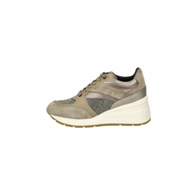 Image de Geox Femme D Zosma A Basket, Taupe, 36 EU