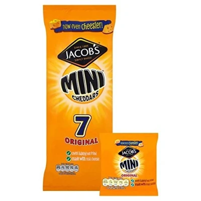 Image de Mini Fromages Cheddars 25G De Jacob X 7 Par Paquet
