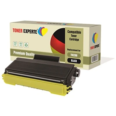 Image de Toner EXPERTE® Compatible TN3280 Cartouche de pour Brother HL 5340D, 5350DN, 5350DNLT, 5370DW, 5380DN, DCP 8070D, 8085DN, MFC 8370DN, 8380DN, 8880DN, 8890DW