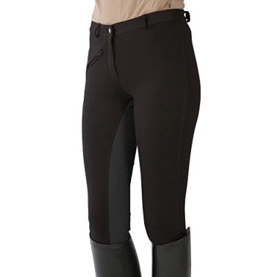 Image de PFIFF 101197 Pantalon d&#039;équitation pour Femme Noir Taille 46