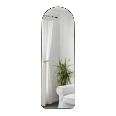 Image de Umbra Hubba Arched Miroir en pied cintré H 157cm laiton, Titane