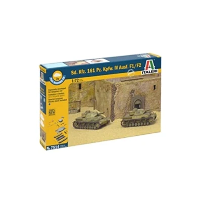 Image de Italeri I7514 Maquette Chars d&#039;assaut Panzer IV Ausf F1 Echelle 1:72