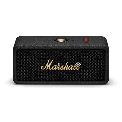 Image de Marshall Emberton III Enceintes Bluetooth Portables, sans Fil, IP67 Résistant à la Poussière et l&#039;eau, Plus de 32 Heures Lecture, Charge Rapide Noir &amp; Laiton