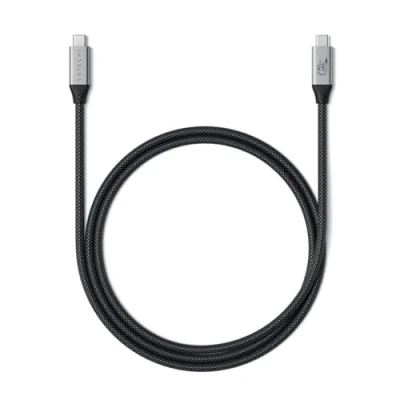 Image de Satechi ST YU4120M câble USB USB4 Gen 2x2 1,2 m C Noir Neuf