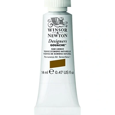 Image de Winsor &amp; Newton Designers Gouache 14ml Terre D&#039;Ombre Naturelle Row