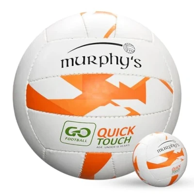 Image de Murphy&#039;s Gaf1002 Ballons de Football gaéliques Unisexe, Blanc, 4/Quick Touch