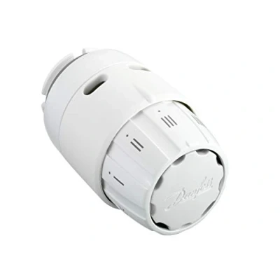 Image de RAS C2 6040, capteur intégré, 8 C à 28 C, connexion Danfoss RA Connection, pour une utilisation dans les systèmes de chauffage domestique au Royaume Uni, parfait avec valves FS, FN ou G (RA 6040)