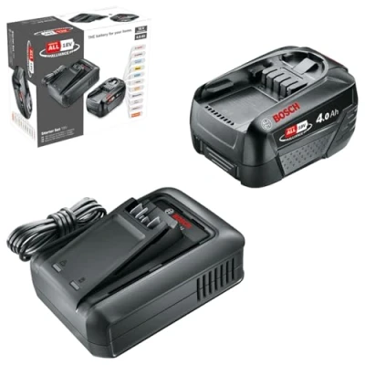 Image de Bosch batterie et chargeur rapide Starter Set 18V (1 Lithium Ion 4,0 Ah ; 1 alliance POWER FOR ALL 18V)
