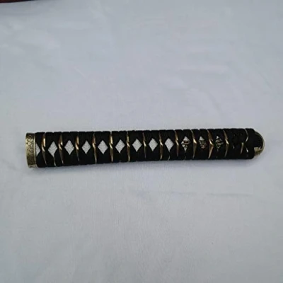 Image de Boyu Sword Handle Tsuka 10.2in Alloy/Copper/Iron Fittings Imitation Or Real Samegawa (DB01, 26cm/10.2in,)