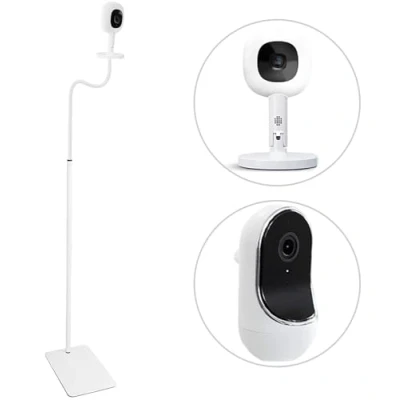 Image de Support réglable en hauteur pour moniteur bébé Owlet Cam/Cam 2/Owlet Duo 2, Babysense HD S2/43 et Kidsneed SM935A/SM935C, VAVA &amp; Hipp Baby Monitor, également appareils photo avec connexion filetée 1/4