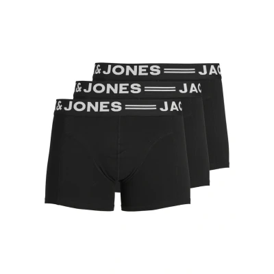 Image de Jack &amp; Jones Sense 3PACK Boxers, Homme, Taille: XL, Black