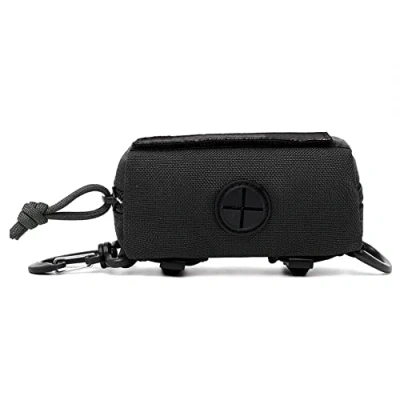 Image de DONGKER Support pour Sac a Crottes de Chien,Distributeur Déjections Canines Pouvant Contenir 2 Rouleaux avec Mousqueton Laisse,Chiens Promenade (sans Crottes)