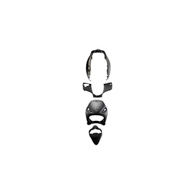 Image de carrosserie scooter tun&#039;r kit compatible avec piaggio zip noir mat 2000 (4 pieces)