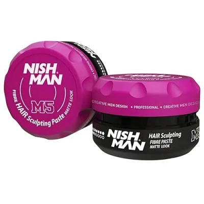 Image de Nishman Hair Styling Matte Wax FIBER PASTE M5 (100 ml)