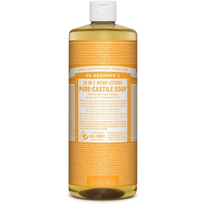 Image de Dr. Bronner&#039;s Savon liquide bio agrumes 945 ml