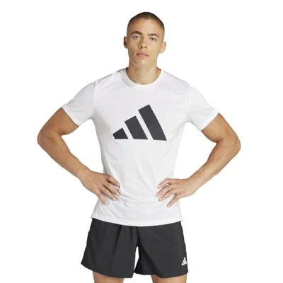 Image de adidas Performance RUN IT TEE Tshirt de sport, Homme, Taille: Large, White