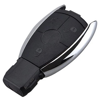 Image de Coque clé pour Mercedes Benz Classe A B C CLA CLS GLC E ML Vito SL SLK SLC 3 Boutons Plip télécommande Phonillico®