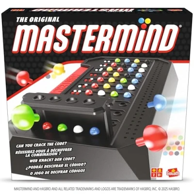 Image de Goliath Mastermind™ Original Jeu de Société Classique pour Adultes et Enfants Dès 8 Ans Stratégie, Déduction Logique Déchiffrez Le Code Secret 2 Joueurs 20 Min