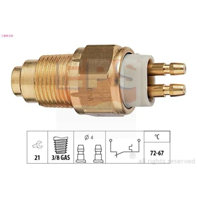 Image de Interrupteur de température, ventilateur radiateur EPS 1.850.125