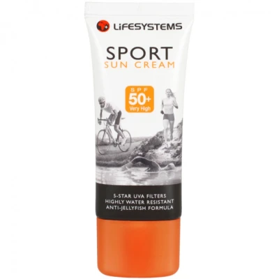 Image de Lifesystems Unisexe Sport SPF50+ Crème solaire 50 ml Blanc