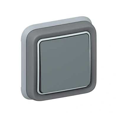Image de Legrand Interrupteur ou va et vient Plexo complet encastré Gris